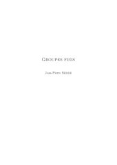 book Groupes Finis [Lecture notes]