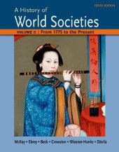 book A History of World Societies Volume C: 1775 to the Present