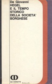 book Hegel e il tempo storico della società borghese