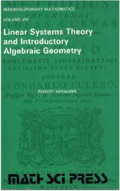 book Linear Systems Theory and Introductory Algebraic Geometry