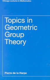 book Topics in geometric group theory