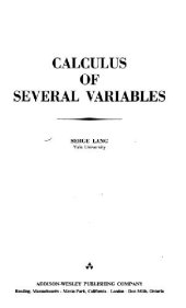 book Calculus of several variables