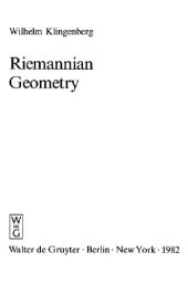 book Riemannian geometry