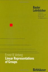 book Linear representations of groups