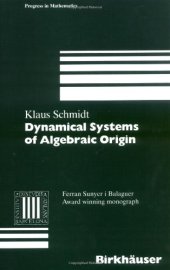 book Dynamical systems of algebraic origin