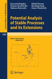 book Potential analysis of stable processes and its extensions