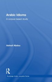 book Arabic Idioms: A Corpus Based Study