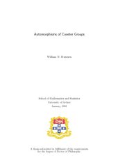 book Automorphisms of Coxeter Groups [PhD thesis]