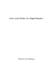 book Law and Order in Algorithmics [PhD thesis]