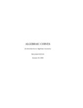 book Algebraic Curves: An Introduction to Algebraic Geometry