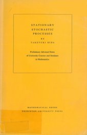 book Stationary Stochastic Processes. (MN-8):