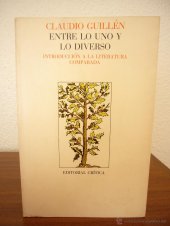 book Entre lo uno y lo diverso: Introducción a la literatura comparada