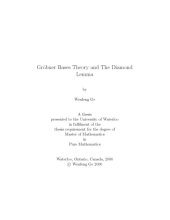 book Gröbner Bases Theory and The Diamond Lemma [Master thesis]