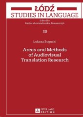 book Areas and Methods of Audiovisual Translation Research