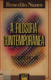 book A filosofia contemporânea : trajetos iniciais