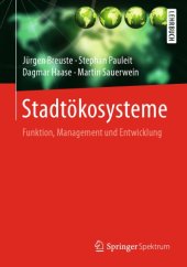 book Stadtökosysteme: Funktion, Management und Entwicklung