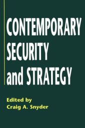 book Contemporary Security and Strategy