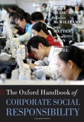 book The Oxford Handbook of Corporate Social Responsibility