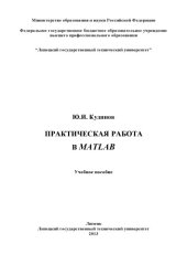 book Практическая работа в MATLAB