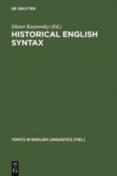 book Historical English Syntax