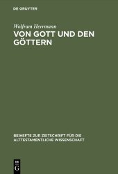 book Von Gott und den Göttern: Gesammelte Aufsätze zum Alten Testament