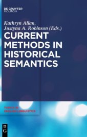 book Current Methods in Historical Semantics