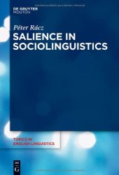 book Salience in Sociolinguistics: A Quantitative Approach