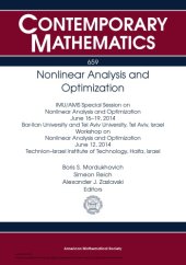 book Nonlinear Analysis and Optimization