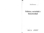 book Politica, sociedad e historicidad