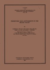 book Prehistoric Maya Settlements in the Belize Valley