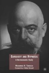 book Gurdjieff and Hypnosis: A Hermeneutic Study