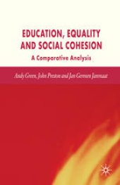 book Education, Equality and Social Cohesion: A Comparative Analysis