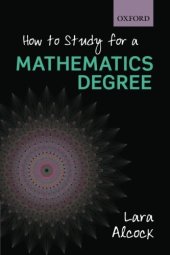 book How to Study for a Mathematics Degree