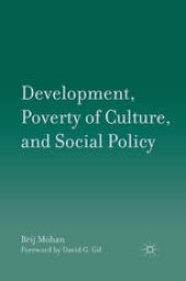 book Development, Poverty of Culture, and Social Policy