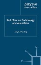 book Karl Marx on Technology and Alienation