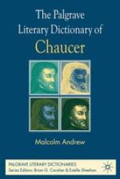 book The Palgrave Literary Dictionary of Chaucer