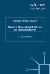 book Aspects of Bloomsbury: Studies in Modern English Literary and Intellectual History