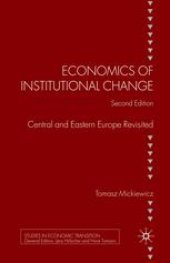 book Economics of Institutional Change: Central and Eastern Europe Revisited