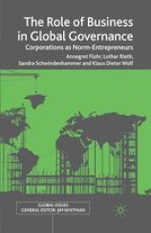 book The Role of Business in Global Governance: Corporations as Norm-Entrepreneurs