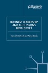 book Business Leadership and the Lessons from Sport