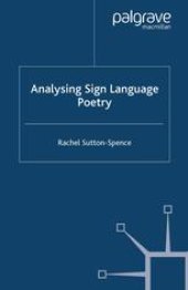 book Analysing Sign Language Poetry