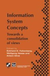 book Information System Concepts: Towards a consolidation of views