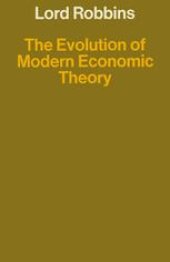 book The Evolution of Modern Economic Theory: and Other Papers on the History of Economic Thought