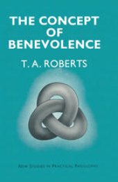 book The Concept of Benevolence: Aspects of Eighteenth-Century Moral Philosophy