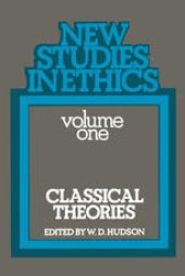 book New Studies in Ethics: Volume Two: Modern Theories