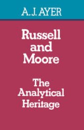 book Russell and Moore: The Analytical Heritage