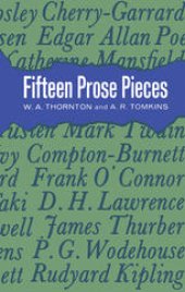 book Fifteen Prose Pieces: A New Approach to Literature