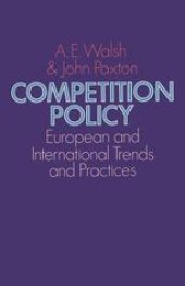 book Competition Policy: European and International Trends and Practices