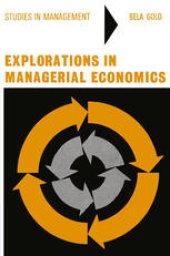 book Explorations in Managerial Economics: Productivity, Costs, Technology and Growth