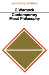 book Contemporary Moral Philosophy